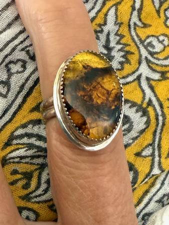 Sterling tiger's eye ring 1