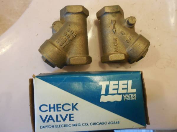 New heavy duty US made check valves 1