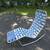 Mid Century Aluminum Webbed Rocking Recliner 1 thumbnail
