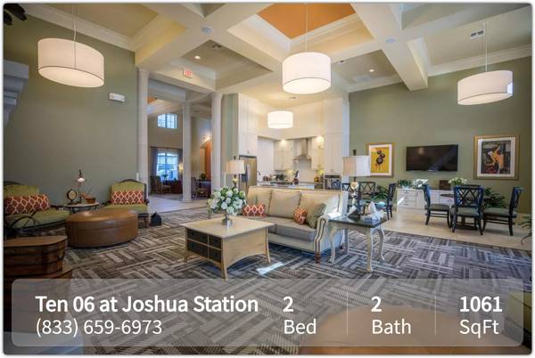 Come in as a stranger and stay as a neighbor! 2 Bed/2 Bath/1061 SqFt 1