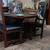 Reclaimed Rustic Dining Table 5 pieces set 2 thumbnail