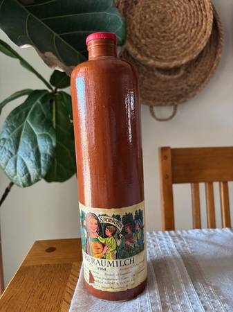 Wine Bottles Empty Vintage German Liebfraumilch 1964 1