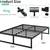 KING BED frame platform metal 2 thumbnail
