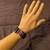 Black Pink Adjustable Therapeutic Hematite Magnetic Bracelet Necklace 1 thumbnail
