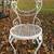 Woodard Wrought Iron Dining Set Rose Table and Four Chairs 3 thumbnail