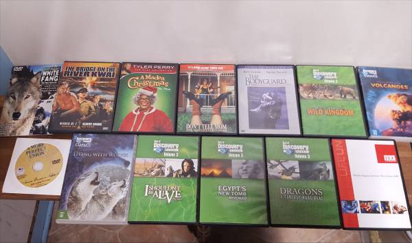 13 DVD's - Discovery Channel,  Learning Channel, Movies and more 1