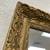 LARGE WALL MIRROR IN ORNATE MOLDED GOLD TONE FRAME 2 thumbnail