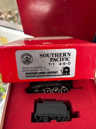 SOUTHERN PACIFIC T-1 4-6-0 HO Gauge BRASS STEAM ENGINE, WESTSIDE MODEL COMPANY P 1
