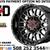 XD811 Rockstar II Matte Black Wheels rims 9 thumbnail