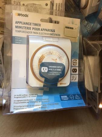 Woods 50001 Indoor Appliance Timer, NEW 1