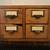 Vintage 4 Drawer Oak Library Card Catalog Cabinet. 7 thumbnail