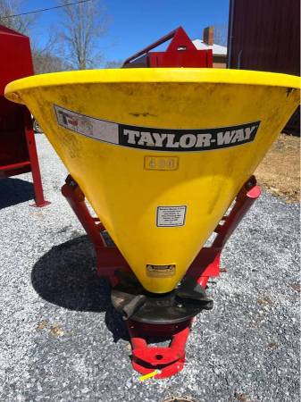 Taylor-Way Fertilizer Spreader 1