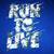 Nike Run To Live Kids Women's Medium M (Adult Small S) Blue T-Shirt 2 thumbnail