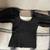Theory Women's Black  Puff Sleeve Scoop Neck Top 2 thumbnail