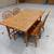 KITCHEN TABLE OAK AND FORMICA TOP / CHAIRS 2 thumbnail