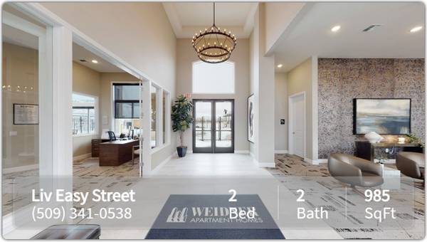 $2,035 / 2br - 985ft2 - Rare Top Floor, Sunset Mountain View 2x2 (Wenatchee)63861316150529122