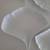 4 New Crate & Barrel White Porcelain Gingko Leaf Plates 11 thumbnail