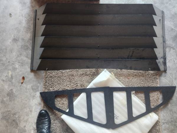 1975-1981 Firebird, Trans Am, Camaro Metal Rear Window Louver Set 1