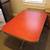 MOVING SALE!!! Rare 75-Year-Old Antique Red Kitchen Table with Leaf 4 thumbnail