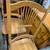 4 Oak Spindle Back Dining Chairs 3 thumbnail