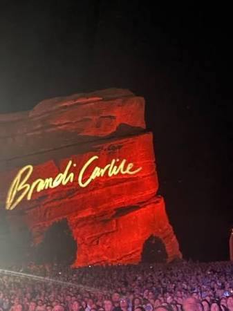Brandi Carlile 9/6 Red Rocks 1