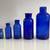 Set of 5 Vintage Cobalt Blue Bromo Seltzer Bottles 2 1/2" - 7 1/2" h 3 thumbnail