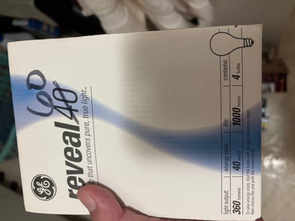 Light bulbs new and used 1