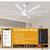 72 in. Indoor Integrated LED White Smart Ceiling Fan with Light and Remote Contr 4 thumbnail