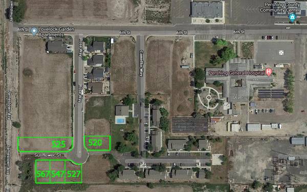 $120,000 FIVE RESIDENTIAL LOTS (LOVELOCK)63682237733377120