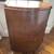 Antique Vintage Art Deco Oval 3-legs Side Table Nightstand Gold Inlays 7 thumbnail