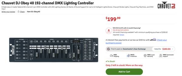 Stage Lighting System (ready to gig) 1