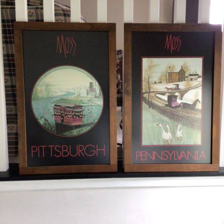 P Buckley Moss framed prints 1