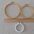 Lot Of 3 Cross Stitch/Embroidery Hoops 1 thumbnail