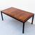 Large Mid Century Modern Walnut & Rosewood Extension Dining Table 3 thumbnail