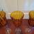 4 Piece Hand Blown Glass Candle Holder Set 5 thumbnail