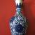 Antigue Asian Vase blue and White 1 thumbnail