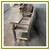 Outdoor Teak Wood Arm Benches, Pair 12 thumbnail