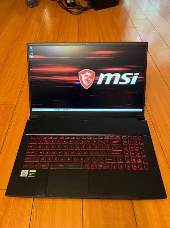 MSI GF75 THIN GAMING LAPTOP 17.3"(intel i5-10300H/, GFORCE GTX1650TI/ 1