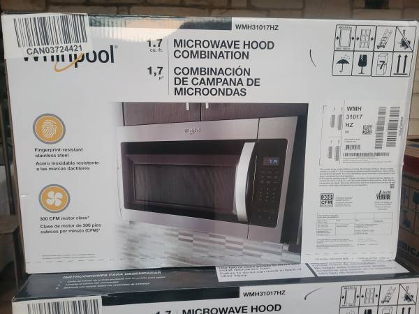 Brand New Whirlpool stainless steel Microwave 1