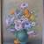 ANTIQUE VINTAGE FLOWERS STILL LIFE OIL PAINTING JANET GREENLEAF LISTED 2 thumbnail