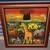 Vintage African Folk Art Painting on Canvas of Animals 3 thumbnail