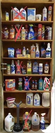 Household cleaners * * * $1 - $5/ea 1
