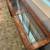 Vintage solid Wood Console Table with Beveled Glass 3 thumbnail