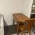 Drop-Leaf Wood Table + Chair - $50 (can sell separately) 6 thumbnail