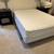 Queen size mattress, box spring, and bed frame ($300 for all, OBO) 2 thumbnail