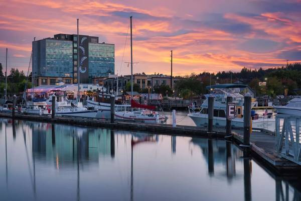 $3,055 / 1br - 549ft2 - 7th Floor Fully Furnished One Bedroom Apartment with Budd Bay Inlet! (Olympia)64031306601473123