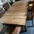 Room and Board Cherry wood extension dining room table, and 6 cushion 8 thumbnail
