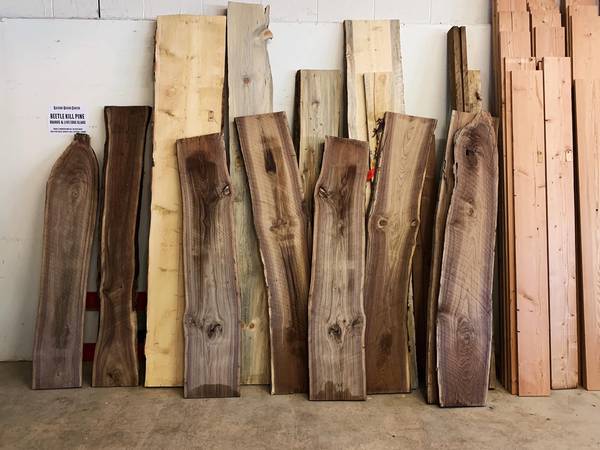 Live Edge Slabs - Kiln Dried 1
