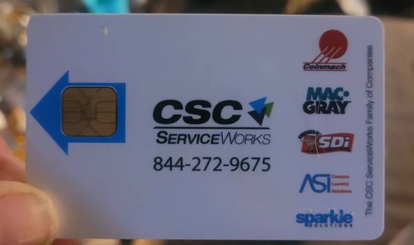 Does your apartment complex use CSC service works laundry cards? 1