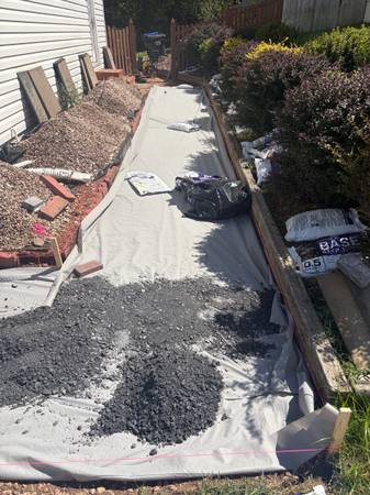 Laborers/helpers needed for paver walkway 1